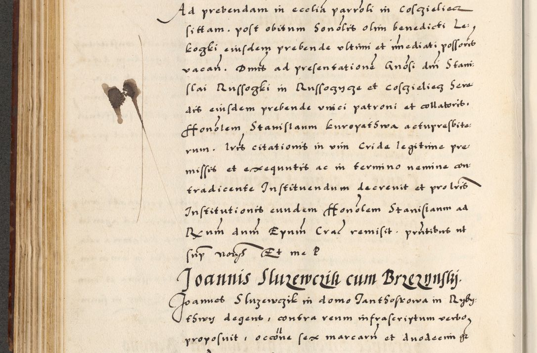 Zdjęcie nr 238 dla obiektu archiwalnego: [A]cta actorum causarum, sententiarum tam diffinitivarum quam interloquutoriarum, obligationum, constitutionum et contractuum coram reverendo patre domino Petro Porembski preposito Osvieczimensi, canonico et officiali generali Cracoviensi de anno Domini millesimo quingentesimo quinguagesimo primo, cuius indictio est nona, pontificatus sanctissimi in Christo patris et domini nostri domini Juliii divina providencia pape tercii, anno secundo, a die et mense infrascriptis feliciter continiantur