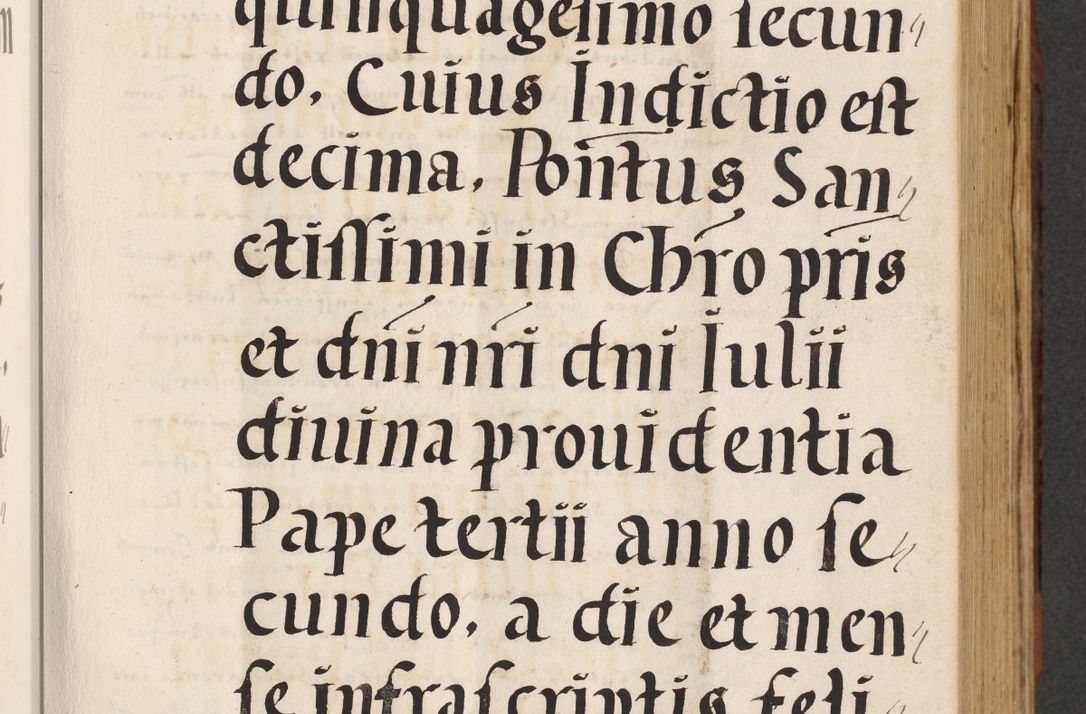Zdjęcie nr 227 dla obiektu archiwalnego: [A]cta actorum causarum, sententiarum tam diffinitivarum quam interloquutoriarum, obligationum, constitutionum et contractuum coram reverendo patre domino Petro Porembski preposito Osvieczimensi, canonico et officiali generali Cracoviensi de anno Domini millesimo quingentesimo quinguagesimo primo, cuius indictio est nona, pontificatus sanctissimi in Christo patris et domini nostri domini Juliii divina providencia pape tercii, anno secundo, a die et mense infrascriptis feliciter continiantur