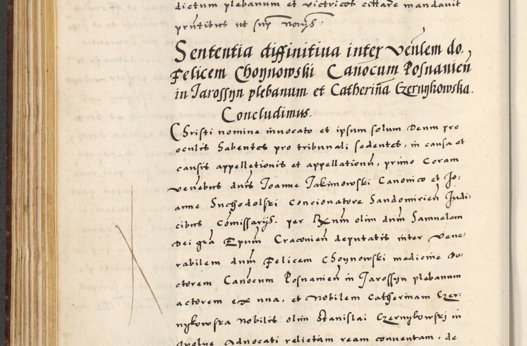 Zdjęcie nr 222 dla obiektu archiwalnego: [A]cta actorum causarum, sententiarum tam diffinitivarum quam interloquutoriarum, obligationum, constitutionum et contractuum coram reverendo patre domino Petro Porembski preposito Osvieczimensi, canonico et officiali generali Cracoviensi de anno Domini millesimo quingentesimo quinguagesimo primo, cuius indictio est nona, pontificatus sanctissimi in Christo patris et domini nostri domini Juliii divina providencia pape tercii, anno secundo, a die et mense infrascriptis feliciter continiantur
