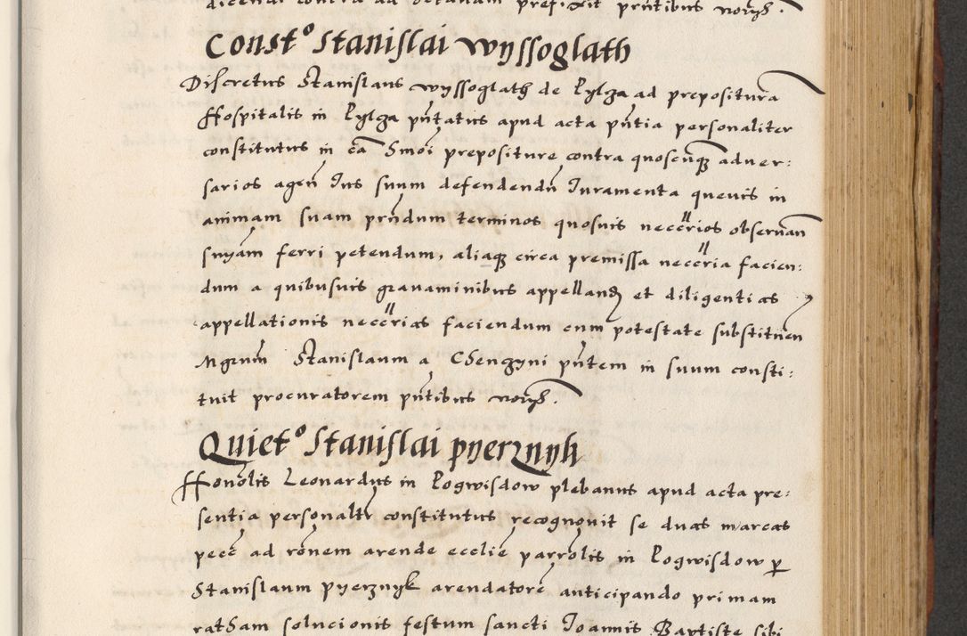 Zdjęcie nr 405 dla obiektu archiwalnego: [A]cta actorum causarum, sententiarum tam diffinitivarum quam interloquutoriarum, obligationum, constitutionum et contractuum coram reverendo patre domino Petro Porembski preposito Osvieczimensi, canonico et officiali generali Cracoviensi de anno Domini millesimo quingentesimo quinguagesimo primo, cuius indictio est nona, pontificatus sanctissimi in Christo patris et domini nostri domini Juliii divina providencia pape tercii, anno secundo, a die et mense infrascriptis feliciter continiantur