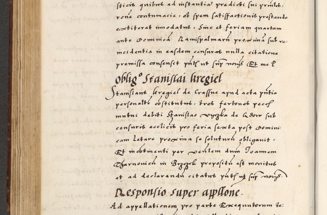 Zdjęcie nr 410 dla obiektu archiwalnego: [A]cta actorum causarum, sententiarum tam diffinitivarum quam interloquutoriarum, obligationum, constitutionum et contractuum coram reverendo patre domino Petro Porembski preposito Osvieczimensi, canonico et officiali generali Cracoviensi de anno Domini millesimo quingentesimo quinguagesimo primo, cuius indictio est nona, pontificatus sanctissimi in Christo patris et domini nostri domini Juliii divina providencia pape tercii, anno secundo, a die et mense infrascriptis feliciter continiantur