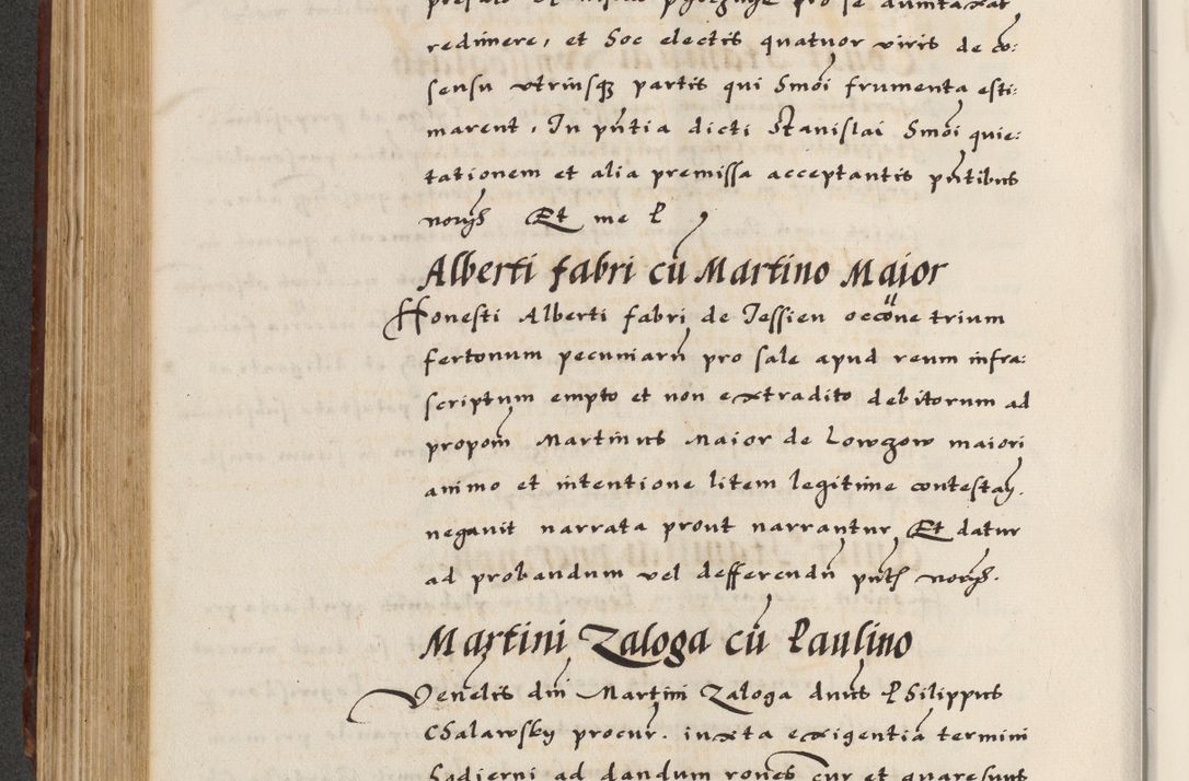 Zdjęcie nr 406 dla obiektu archiwalnego: [A]cta actorum causarum, sententiarum tam diffinitivarum quam interloquutoriarum, obligationum, constitutionum et contractuum coram reverendo patre domino Petro Porembski preposito Osvieczimensi, canonico et officiali generali Cracoviensi de anno Domini millesimo quingentesimo quinguagesimo primo, cuius indictio est nona, pontificatus sanctissimi in Christo patris et domini nostri domini Juliii divina providencia pape tercii, anno secundo, a die et mense infrascriptis feliciter continiantur