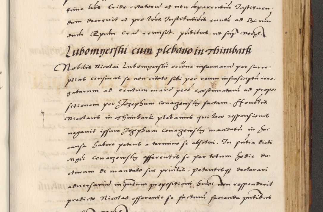 Zdjęcie nr 603 dla obiektu archiwalnego: [A]cta actorum causarum, sententiarum tam diffinitivarum quam interloquutoriarum, obligationum, constitutionum et contractuum coram reverendo patre domino Petro Porembski preposito Osvieczimensi, canonico et officiali generali Cracoviensi de anno Domini millesimo quingentesimo quinguagesimo primo, cuius indictio est nona, pontificatus sanctissimi in Christo patris et domini nostri domini Juliii divina providencia pape tercii, anno secundo, a die et mense infrascriptis feliciter continiantur