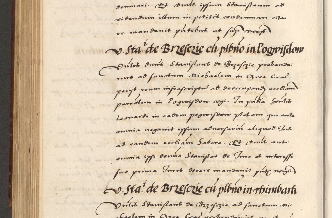 Zdjęcie nr 604 dla obiektu archiwalnego: [A]cta actorum causarum, sententiarum tam diffinitivarum quam interloquutoriarum, obligationum, constitutionum et contractuum coram reverendo patre domino Petro Porembski preposito Osvieczimensi, canonico et officiali generali Cracoviensi de anno Domini millesimo quingentesimo quinguagesimo primo, cuius indictio est nona, pontificatus sanctissimi in Christo patris et domini nostri domini Juliii divina providencia pape tercii, anno secundo, a die et mense infrascriptis feliciter continiantur