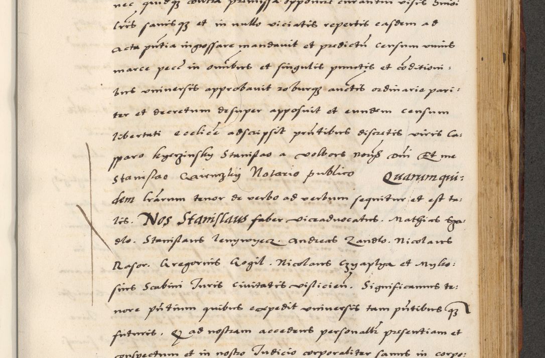 Zdjęcie nr 597 dla obiektu archiwalnego: [A]cta actorum causarum, sententiarum tam diffinitivarum quam interloquutoriarum, obligationum, constitutionum et contractuum coram reverendo patre domino Petro Porembski preposito Osvieczimensi, canonico et officiali generali Cracoviensi de anno Domini millesimo quingentesimo quinguagesimo primo, cuius indictio est nona, pontificatus sanctissimi in Christo patris et domini nostri domini Juliii divina providencia pape tercii, anno secundo, a die et mense infrascriptis feliciter continiantur