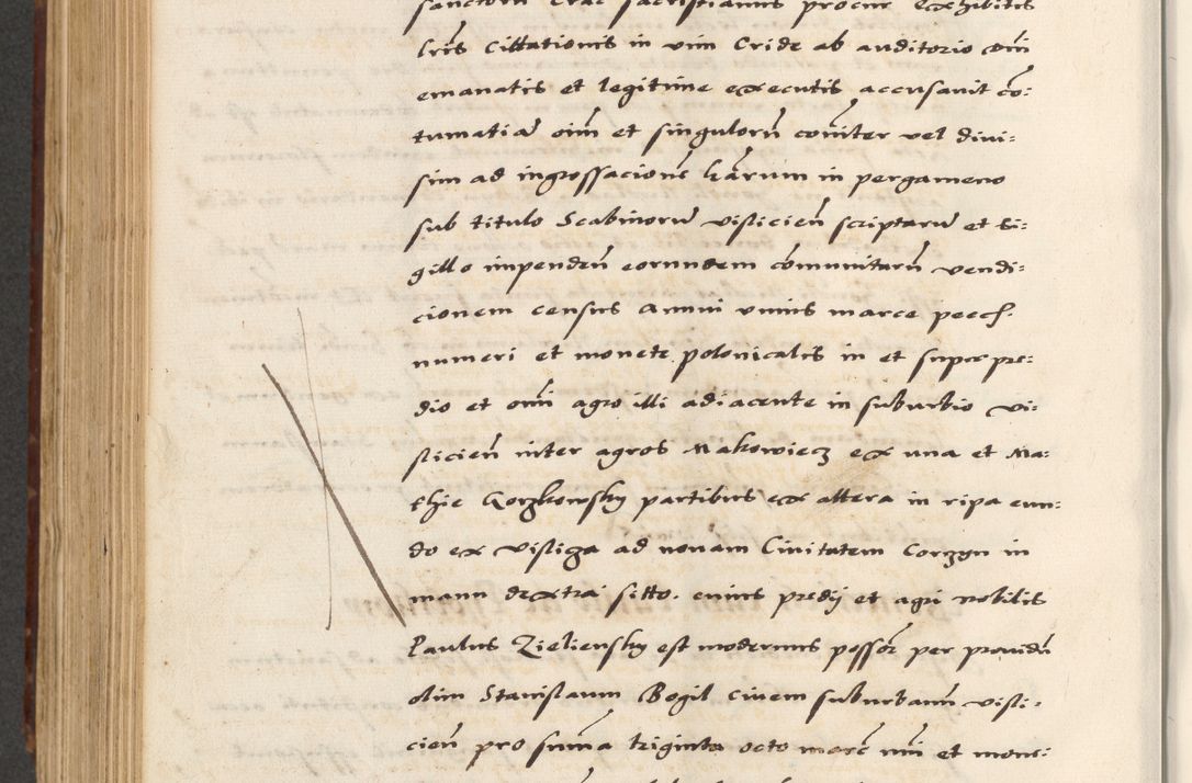 Zdjęcie nr 596 dla obiektu archiwalnego: [A]cta actorum causarum, sententiarum tam diffinitivarum quam interloquutoriarum, obligationum, constitutionum et contractuum coram reverendo patre domino Petro Porembski preposito Osvieczimensi, canonico et officiali generali Cracoviensi de anno Domini millesimo quingentesimo quinguagesimo primo, cuius indictio est nona, pontificatus sanctissimi in Christo patris et domini nostri domini Juliii divina providencia pape tercii, anno secundo, a die et mense infrascriptis feliciter continiantur