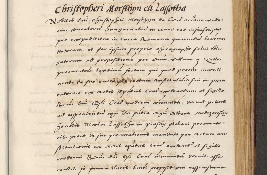 Zdjęcie nr 591 dla obiektu archiwalnego: [A]cta actorum causarum, sententiarum tam diffinitivarum quam interloquutoriarum, obligationum, constitutionum et contractuum coram reverendo patre domino Petro Porembski preposito Osvieczimensi, canonico et officiali generali Cracoviensi de anno Domini millesimo quingentesimo quinguagesimo primo, cuius indictio est nona, pontificatus sanctissimi in Christo patris et domini nostri domini Juliii divina providencia pape tercii, anno secundo, a die et mense infrascriptis feliciter continiantur