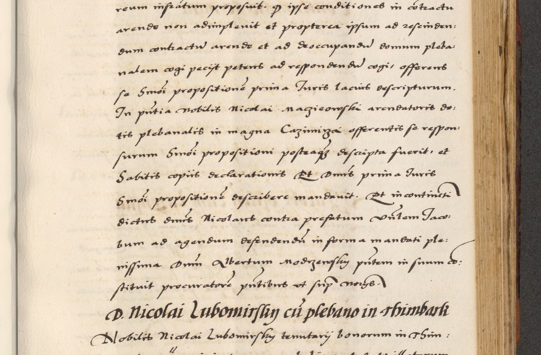 Zdjęcie nr 589 dla obiektu archiwalnego: [A]cta actorum causarum, sententiarum tam diffinitivarum quam interloquutoriarum, obligationum, constitutionum et contractuum coram reverendo patre domino Petro Porembski preposito Osvieczimensi, canonico et officiali generali Cracoviensi de anno Domini millesimo quingentesimo quinguagesimo primo, cuius indictio est nona, pontificatus sanctissimi in Christo patris et domini nostri domini Juliii divina providencia pape tercii, anno secundo, a die et mense infrascriptis feliciter continiantur