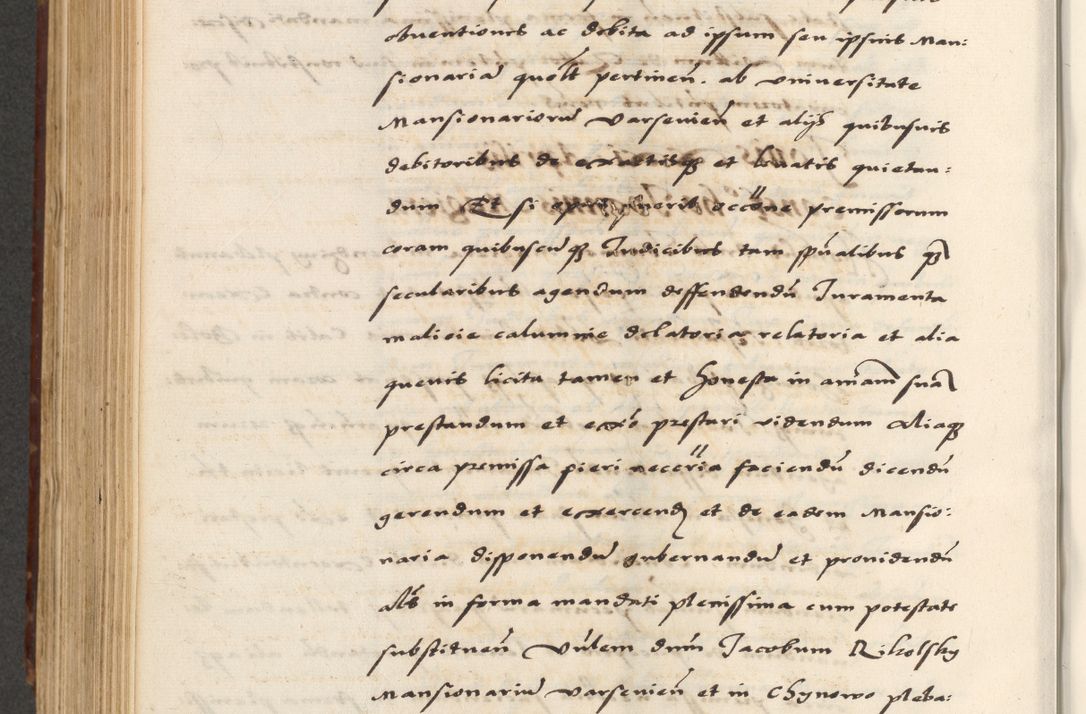 Zdjęcie nr 582 dla obiektu archiwalnego: [A]cta actorum causarum, sententiarum tam diffinitivarum quam interloquutoriarum, obligationum, constitutionum et contractuum coram reverendo patre domino Petro Porembski preposito Osvieczimensi, canonico et officiali generali Cracoviensi de anno Domini millesimo quingentesimo quinguagesimo primo, cuius indictio est nona, pontificatus sanctissimi in Christo patris et domini nostri domini Juliii divina providencia pape tercii, anno secundo, a die et mense infrascriptis feliciter continiantur