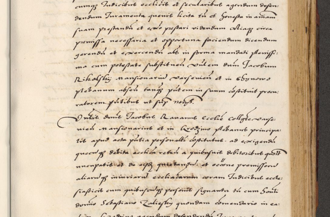 Zdjęcie nr 583 dla obiektu archiwalnego: [A]cta actorum causarum, sententiarum tam diffinitivarum quam interloquutoriarum, obligationum, constitutionum et contractuum coram reverendo patre domino Petro Porembski preposito Osvieczimensi, canonico et officiali generali Cracoviensi de anno Domini millesimo quingentesimo quinguagesimo primo, cuius indictio est nona, pontificatus sanctissimi in Christo patris et domini nostri domini Juliii divina providencia pape tercii, anno secundo, a die et mense infrascriptis feliciter continiantur