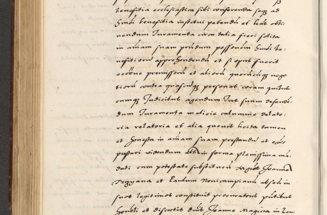 Zdjęcie nr 580 dla obiektu archiwalnego: [A]cta actorum causarum, sententiarum tam diffinitivarum quam interloquutoriarum, obligationum, constitutionum et contractuum coram reverendo patre domino Petro Porembski preposito Osvieczimensi, canonico et officiali generali Cracoviensi de anno Domini millesimo quingentesimo quinguagesimo primo, cuius indictio est nona, pontificatus sanctissimi in Christo patris et domini nostri domini Juliii divina providencia pape tercii, anno secundo, a die et mense infrascriptis feliciter continiantur
