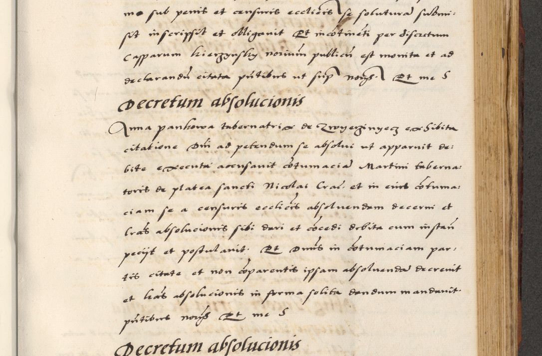 Zdjęcie nr 577 dla obiektu archiwalnego: [A]cta actorum causarum, sententiarum tam diffinitivarum quam interloquutoriarum, obligationum, constitutionum et contractuum coram reverendo patre domino Petro Porembski preposito Osvieczimensi, canonico et officiali generali Cracoviensi de anno Domini millesimo quingentesimo quinguagesimo primo, cuius indictio est nona, pontificatus sanctissimi in Christo patris et domini nostri domini Juliii divina providencia pape tercii, anno secundo, a die et mense infrascriptis feliciter continiantur