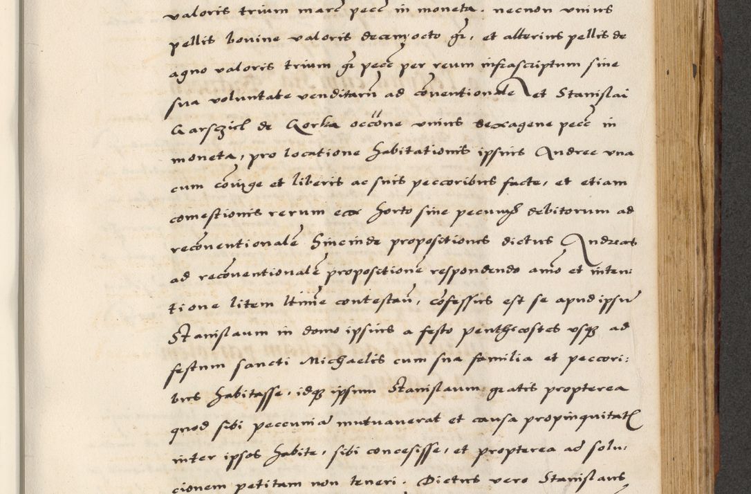 Zdjęcie nr 563 dla obiektu archiwalnego: [A]cta actorum causarum, sententiarum tam diffinitivarum quam interloquutoriarum, obligationum, constitutionum et contractuum coram reverendo patre domino Petro Porembski preposito Osvieczimensi, canonico et officiali generali Cracoviensi de anno Domini millesimo quingentesimo quinguagesimo primo, cuius indictio est nona, pontificatus sanctissimi in Christo patris et domini nostri domini Juliii divina providencia pape tercii, anno secundo, a die et mense infrascriptis feliciter continiantur