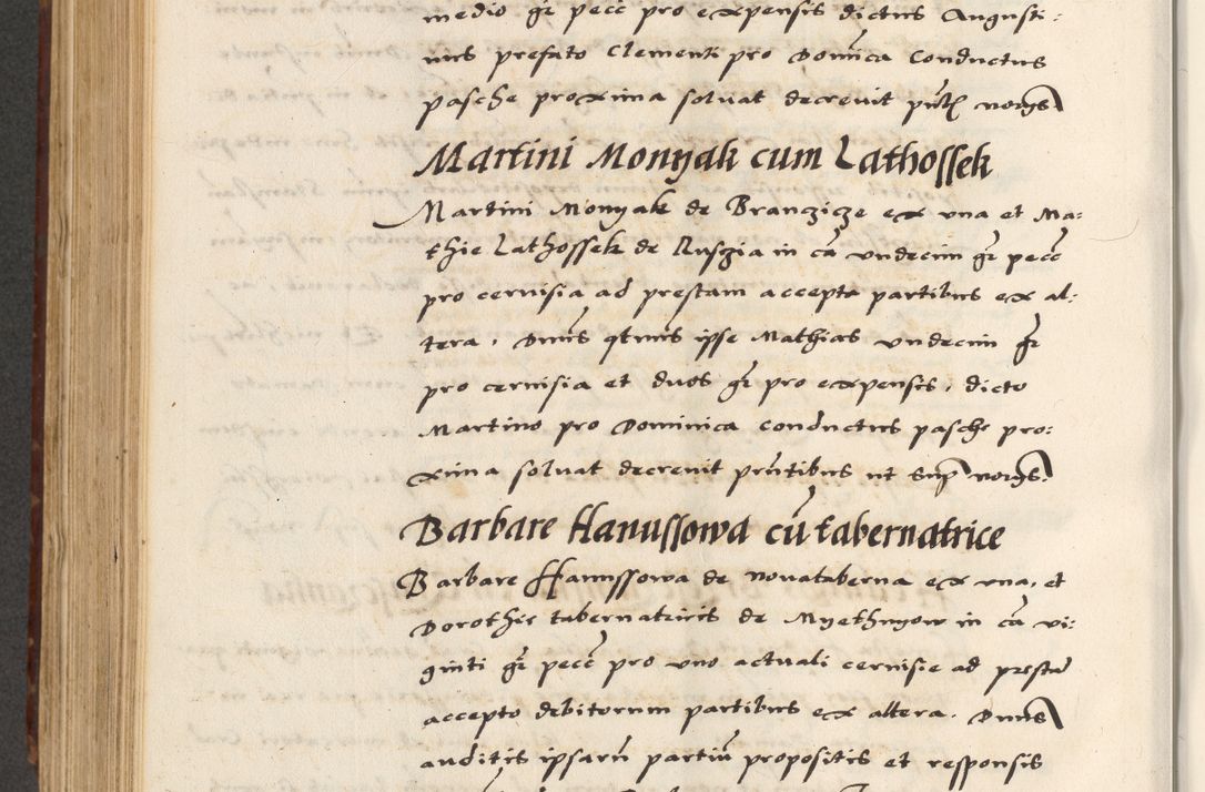 Zdjęcie nr 556 dla obiektu archiwalnego: [A]cta actorum causarum, sententiarum tam diffinitivarum quam interloquutoriarum, obligationum, constitutionum et contractuum coram reverendo patre domino Petro Porembski preposito Osvieczimensi, canonico et officiali generali Cracoviensi de anno Domini millesimo quingentesimo quinguagesimo primo, cuius indictio est nona, pontificatus sanctissimi in Christo patris et domini nostri domini Juliii divina providencia pape tercii, anno secundo, a die et mense infrascriptis feliciter continiantur