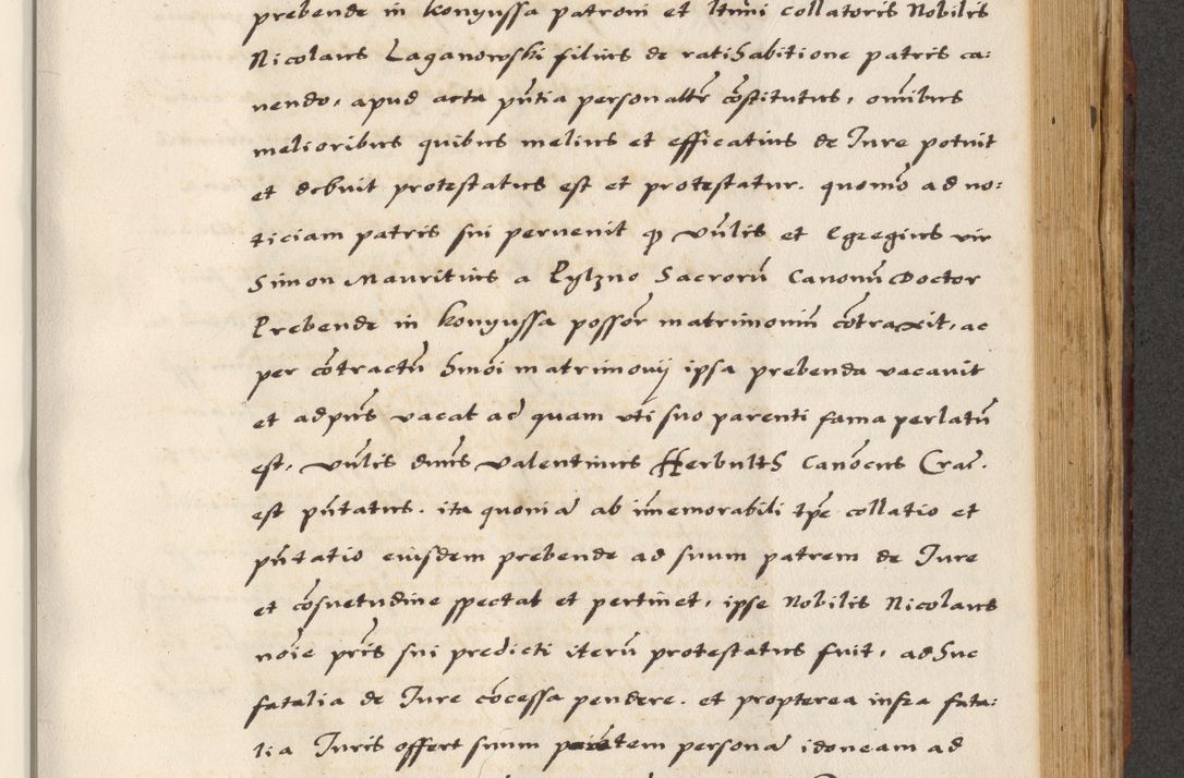Zdjęcie nr 551 dla obiektu archiwalnego: [A]cta actorum causarum, sententiarum tam diffinitivarum quam interloquutoriarum, obligationum, constitutionum et contractuum coram reverendo patre domino Petro Porembski preposito Osvieczimensi, canonico et officiali generali Cracoviensi de anno Domini millesimo quingentesimo quinguagesimo primo, cuius indictio est nona, pontificatus sanctissimi in Christo patris et domini nostri domini Juliii divina providencia pape tercii, anno secundo, a die et mense infrascriptis feliciter continiantur