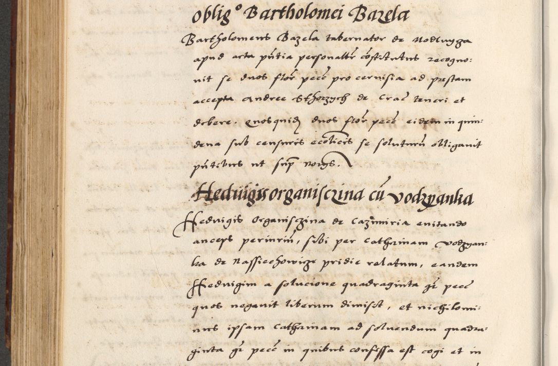 Zdjęcie nr 540 dla obiektu archiwalnego: [A]cta actorum causarum, sententiarum tam diffinitivarum quam interloquutoriarum, obligationum, constitutionum et contractuum coram reverendo patre domino Petro Porembski preposito Osvieczimensi, canonico et officiali generali Cracoviensi de anno Domini millesimo quingentesimo quinguagesimo primo, cuius indictio est nona, pontificatus sanctissimi in Christo patris et domini nostri domini Juliii divina providencia pape tercii, anno secundo, a die et mense infrascriptis feliciter continiantur