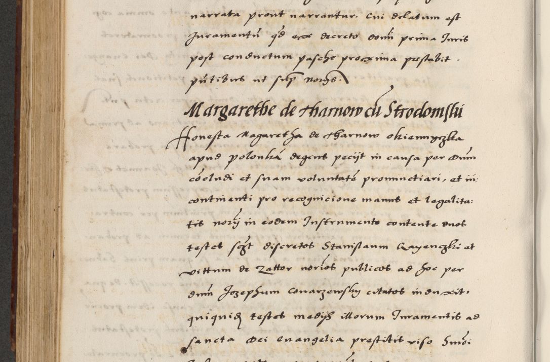 Zdjęcie nr 534 dla obiektu archiwalnego: [A]cta actorum causarum, sententiarum tam diffinitivarum quam interloquutoriarum, obligationum, constitutionum et contractuum coram reverendo patre domino Petro Porembski preposito Osvieczimensi, canonico et officiali generali Cracoviensi de anno Domini millesimo quingentesimo quinguagesimo primo, cuius indictio est nona, pontificatus sanctissimi in Christo patris et domini nostri domini Juliii divina providencia pape tercii, anno secundo, a die et mense infrascriptis feliciter continiantur