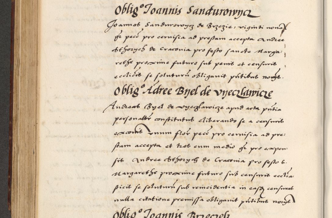 Zdjęcie nr 530 dla obiektu archiwalnego: [A]cta actorum causarum, sententiarum tam diffinitivarum quam interloquutoriarum, obligationum, constitutionum et contractuum coram reverendo patre domino Petro Porembski preposito Osvieczimensi, canonico et officiali generali Cracoviensi de anno Domini millesimo quingentesimo quinguagesimo primo, cuius indictio est nona, pontificatus sanctissimi in Christo patris et domini nostri domini Juliii divina providencia pape tercii, anno secundo, a die et mense infrascriptis feliciter continiantur