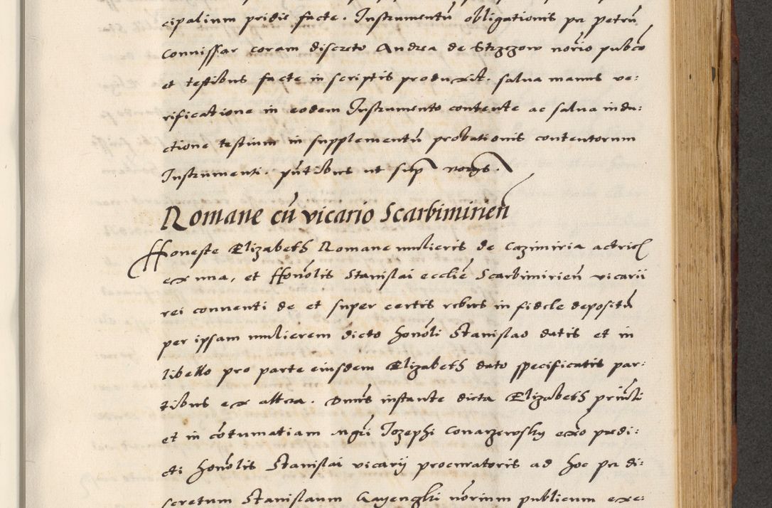 Zdjęcie nr 525 dla obiektu archiwalnego: [A]cta actorum causarum, sententiarum tam diffinitivarum quam interloquutoriarum, obligationum, constitutionum et contractuum coram reverendo patre domino Petro Porembski preposito Osvieczimensi, canonico et officiali generali Cracoviensi de anno Domini millesimo quingentesimo quinguagesimo primo, cuius indictio est nona, pontificatus sanctissimi in Christo patris et domini nostri domini Juliii divina providencia pape tercii, anno secundo, a die et mense infrascriptis feliciter continiantur