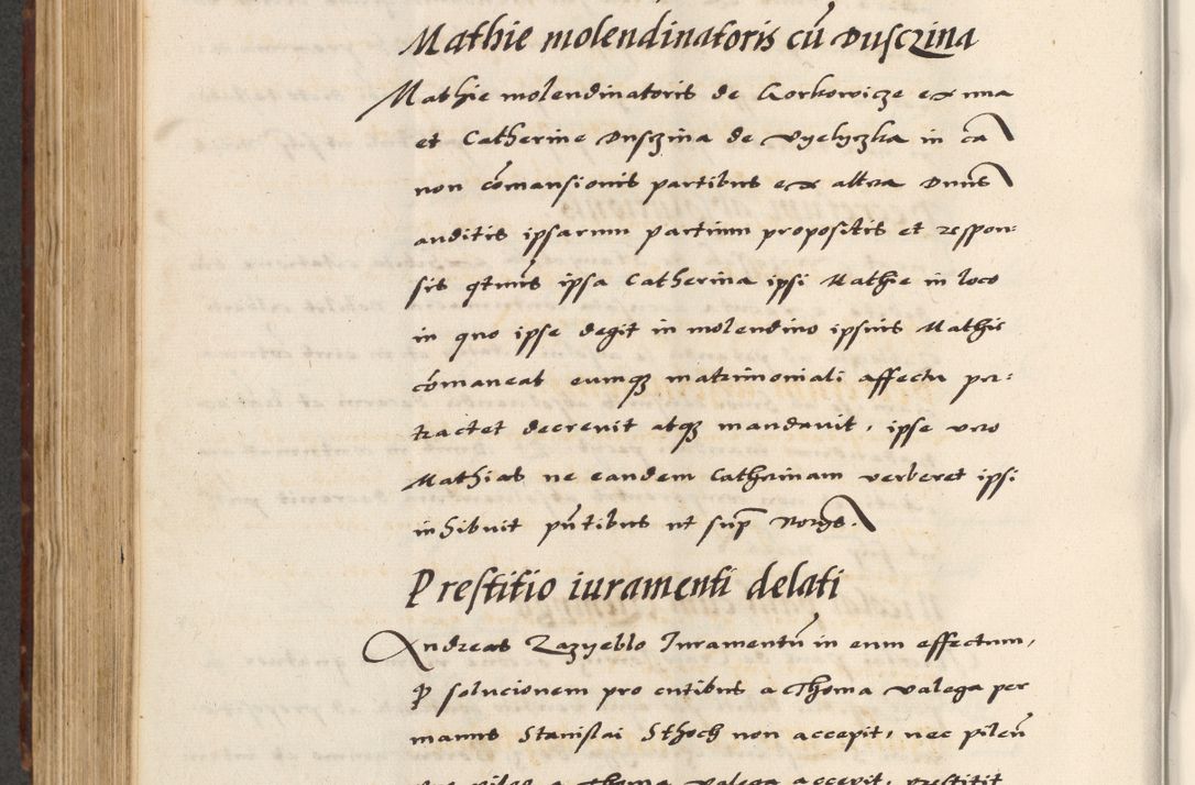 Zdjęcie nr 522 dla obiektu archiwalnego: [A]cta actorum causarum, sententiarum tam diffinitivarum quam interloquutoriarum, obligationum, constitutionum et contractuum coram reverendo patre domino Petro Porembski preposito Osvieczimensi, canonico et officiali generali Cracoviensi de anno Domini millesimo quingentesimo quinguagesimo primo, cuius indictio est nona, pontificatus sanctissimi in Christo patris et domini nostri domini Juliii divina providencia pape tercii, anno secundo, a die et mense infrascriptis feliciter continiantur