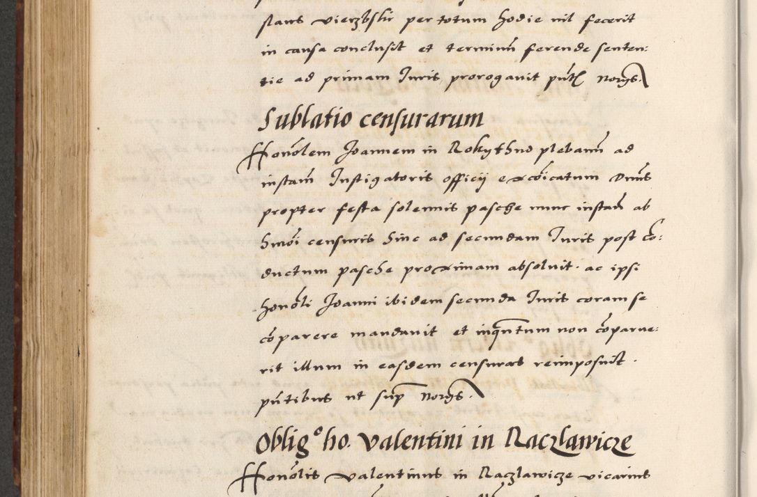 Zdjęcie nr 520 dla obiektu archiwalnego: [A]cta actorum causarum, sententiarum tam diffinitivarum quam interloquutoriarum, obligationum, constitutionum et contractuum coram reverendo patre domino Petro Porembski preposito Osvieczimensi, canonico et officiali generali Cracoviensi de anno Domini millesimo quingentesimo quinguagesimo primo, cuius indictio est nona, pontificatus sanctissimi in Christo patris et domini nostri domini Juliii divina providencia pape tercii, anno secundo, a die et mense infrascriptis feliciter continiantur