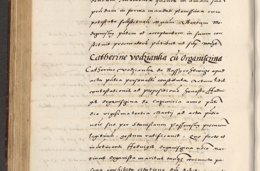 Zdjęcie nr 514 dla obiektu archiwalnego: [A]cta actorum causarum, sententiarum tam diffinitivarum quam interloquutoriarum, obligationum, constitutionum et contractuum coram reverendo patre domino Petro Porembski preposito Osvieczimensi, canonico et officiali generali Cracoviensi de anno Domini millesimo quingentesimo quinguagesimo primo, cuius indictio est nona, pontificatus sanctissimi in Christo patris et domini nostri domini Juliii divina providencia pape tercii, anno secundo, a die et mense infrascriptis feliciter continiantur