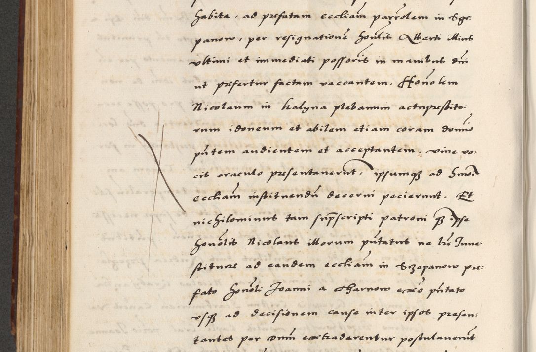 Zdjęcie nr 504 dla obiektu archiwalnego: [A]cta actorum causarum, sententiarum tam diffinitivarum quam interloquutoriarum, obligationum, constitutionum et contractuum coram reverendo patre domino Petro Porembski preposito Osvieczimensi, canonico et officiali generali Cracoviensi de anno Domini millesimo quingentesimo quinguagesimo primo, cuius indictio est nona, pontificatus sanctissimi in Christo patris et domini nostri domini Juliii divina providencia pape tercii, anno secundo, a die et mense infrascriptis feliciter continiantur