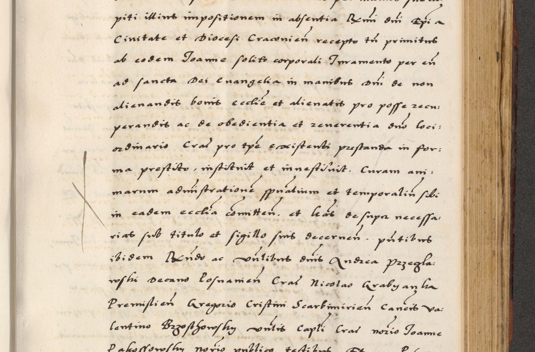 Zdjęcie nr 503 dla obiektu archiwalnego: [A]cta actorum causarum, sententiarum tam diffinitivarum quam interloquutoriarum, obligationum, constitutionum et contractuum coram reverendo patre domino Petro Porembski preposito Osvieczimensi, canonico et officiali generali Cracoviensi de anno Domini millesimo quingentesimo quinguagesimo primo, cuius indictio est nona, pontificatus sanctissimi in Christo patris et domini nostri domini Juliii divina providencia pape tercii, anno secundo, a die et mense infrascriptis feliciter continiantur
