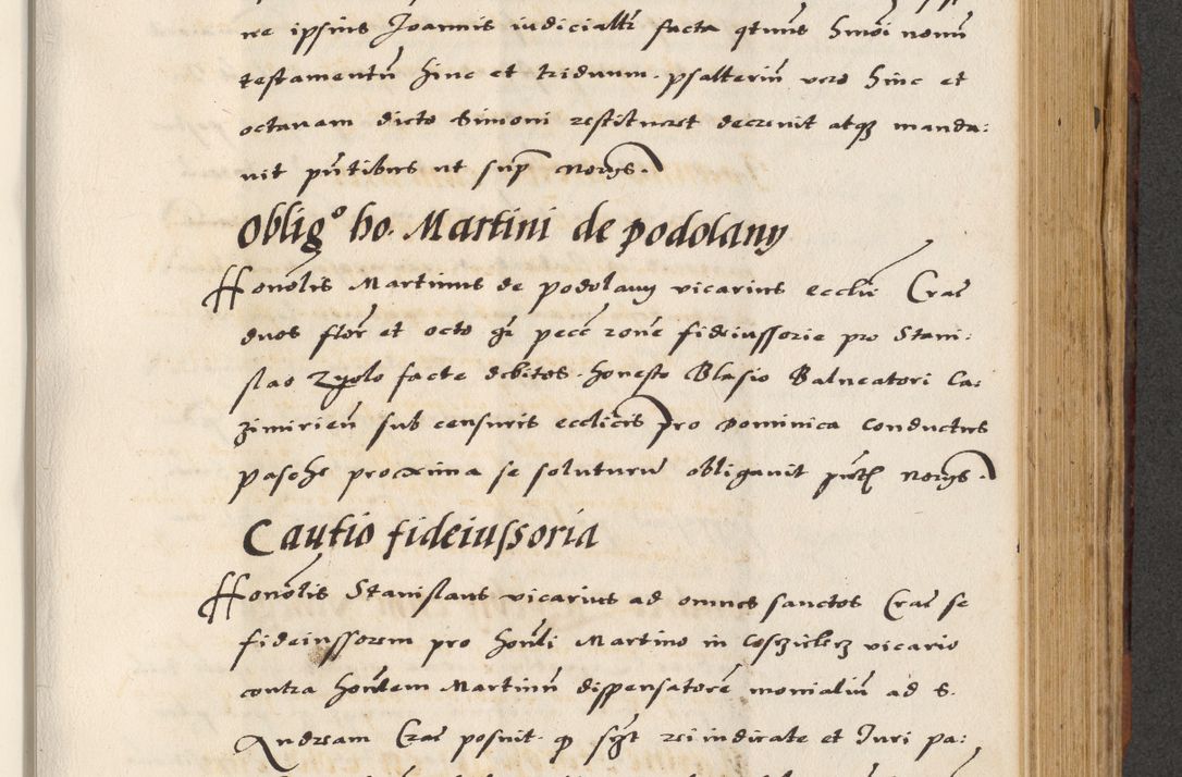 Zdjęcie nr 487 dla obiektu archiwalnego: [A]cta actorum causarum, sententiarum tam diffinitivarum quam interloquutoriarum, obligationum, constitutionum et contractuum coram reverendo patre domino Petro Porembski preposito Osvieczimensi, canonico et officiali generali Cracoviensi de anno Domini millesimo quingentesimo quinguagesimo primo, cuius indictio est nona, pontificatus sanctissimi in Christo patris et domini nostri domini Juliii divina providencia pape tercii, anno secundo, a die et mense infrascriptis feliciter continiantur