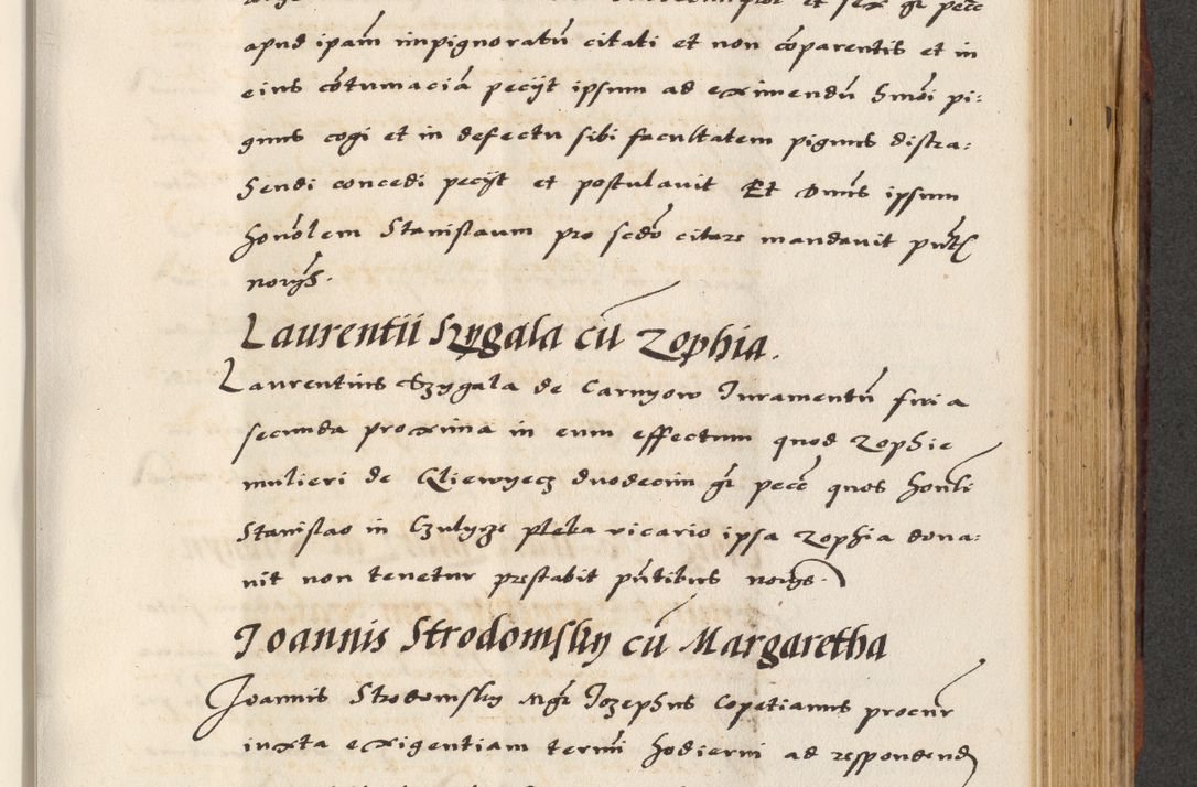 Zdjęcie nr 489 dla obiektu archiwalnego: [A]cta actorum causarum, sententiarum tam diffinitivarum quam interloquutoriarum, obligationum, constitutionum et contractuum coram reverendo patre domino Petro Porembski preposito Osvieczimensi, canonico et officiali generali Cracoviensi de anno Domini millesimo quingentesimo quinguagesimo primo, cuius indictio est nona, pontificatus sanctissimi in Christo patris et domini nostri domini Juliii divina providencia pape tercii, anno secundo, a die et mense infrascriptis feliciter continiantur