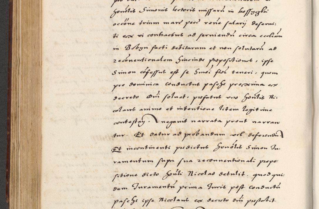 Zdjęcie nr 484 dla obiektu archiwalnego: [A]cta actorum causarum, sententiarum tam diffinitivarum quam interloquutoriarum, obligationum, constitutionum et contractuum coram reverendo patre domino Petro Porembski preposito Osvieczimensi, canonico et officiali generali Cracoviensi de anno Domini millesimo quingentesimo quinguagesimo primo, cuius indictio est nona, pontificatus sanctissimi in Christo patris et domini nostri domini Juliii divina providencia pape tercii, anno secundo, a die et mense infrascriptis feliciter continiantur