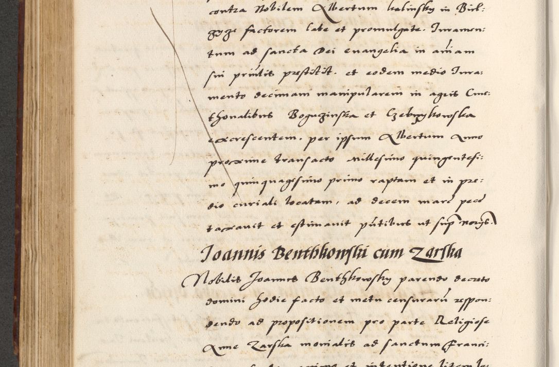 Zdjęcie nr 472 dla obiektu archiwalnego: [A]cta actorum causarum, sententiarum tam diffinitivarum quam interloquutoriarum, obligationum, constitutionum et contractuum coram reverendo patre domino Petro Porembski preposito Osvieczimensi, canonico et officiali generali Cracoviensi de anno Domini millesimo quingentesimo quinguagesimo primo, cuius indictio est nona, pontificatus sanctissimi in Christo patris et domini nostri domini Juliii divina providencia pape tercii, anno secundo, a die et mense infrascriptis feliciter continiantur