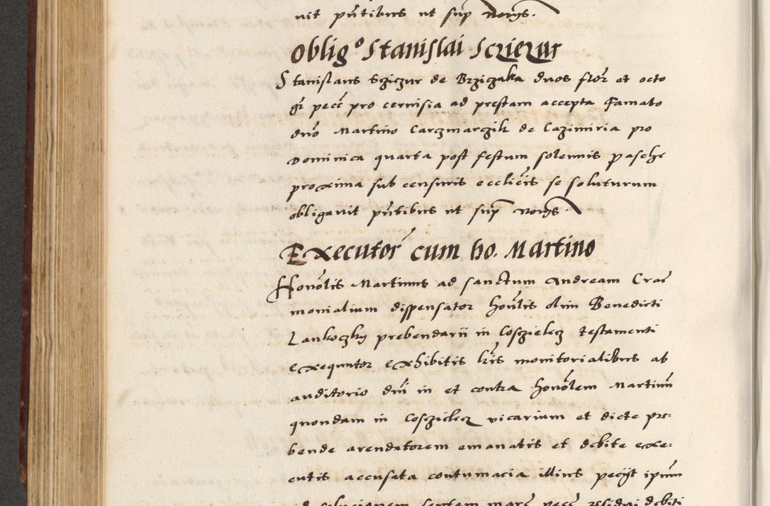 Zdjęcie nr 474 dla obiektu archiwalnego: [A]cta actorum causarum, sententiarum tam diffinitivarum quam interloquutoriarum, obligationum, constitutionum et contractuum coram reverendo patre domino Petro Porembski preposito Osvieczimensi, canonico et officiali generali Cracoviensi de anno Domini millesimo quingentesimo quinguagesimo primo, cuius indictio est nona, pontificatus sanctissimi in Christo patris et domini nostri domini Juliii divina providencia pape tercii, anno secundo, a die et mense infrascriptis feliciter continiantur