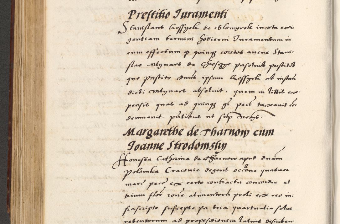 Zdjęcie nr 476 dla obiektu archiwalnego: [A]cta actorum causarum, sententiarum tam diffinitivarum quam interloquutoriarum, obligationum, constitutionum et contractuum coram reverendo patre domino Petro Porembski preposito Osvieczimensi, canonico et officiali generali Cracoviensi de anno Domini millesimo quingentesimo quinguagesimo primo, cuius indictio est nona, pontificatus sanctissimi in Christo patris et domini nostri domini Juliii divina providencia pape tercii, anno secundo, a die et mense infrascriptis feliciter continiantur