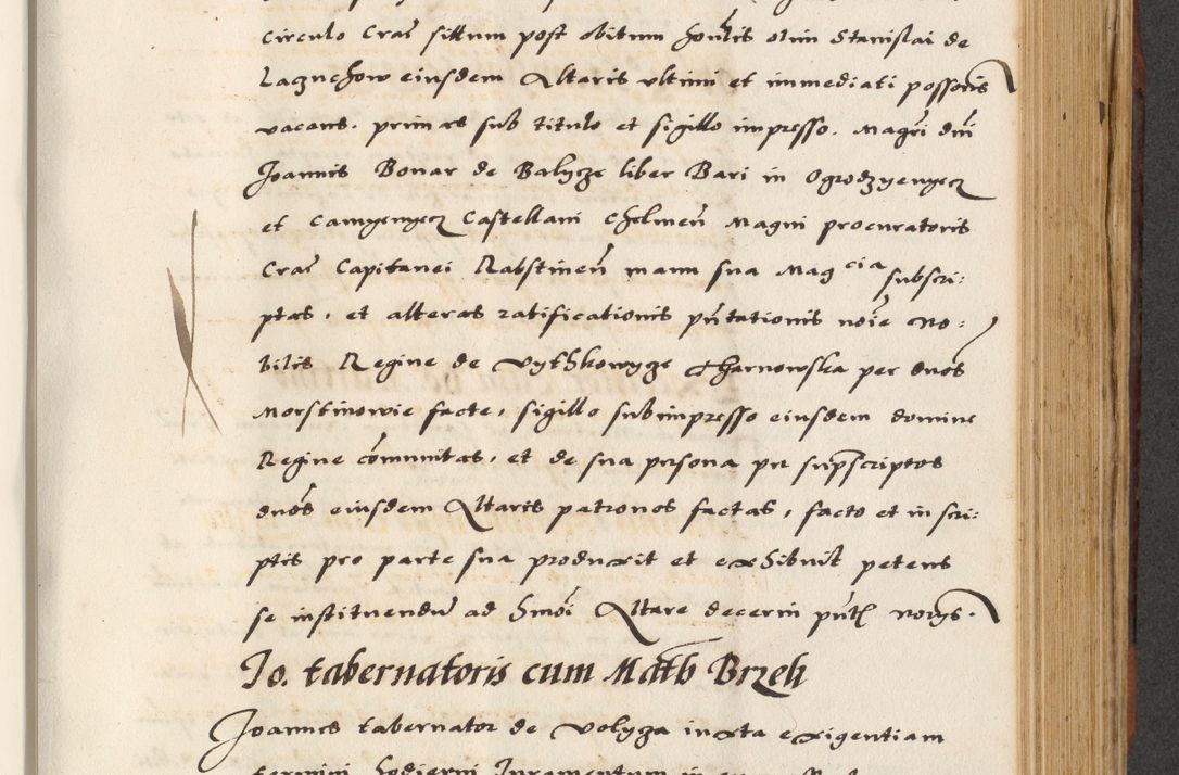 Zdjęcie nr 473 dla obiektu archiwalnego: [A]cta actorum causarum, sententiarum tam diffinitivarum quam interloquutoriarum, obligationum, constitutionum et contractuum coram reverendo patre domino Petro Porembski preposito Osvieczimensi, canonico et officiali generali Cracoviensi de anno Domini millesimo quingentesimo quinguagesimo primo, cuius indictio est nona, pontificatus sanctissimi in Christo patris et domini nostri domini Juliii divina providencia pape tercii, anno secundo, a die et mense infrascriptis feliciter continiantur