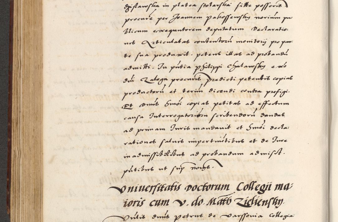 Zdjęcie nr 468 dla obiektu archiwalnego: [A]cta actorum causarum, sententiarum tam diffinitivarum quam interloquutoriarum, obligationum, constitutionum et contractuum coram reverendo patre domino Petro Porembski preposito Osvieczimensi, canonico et officiali generali Cracoviensi de anno Domini millesimo quingentesimo quinguagesimo primo, cuius indictio est nona, pontificatus sanctissimi in Christo patris et domini nostri domini Juliii divina providencia pape tercii, anno secundo, a die et mense infrascriptis feliciter continiantur
