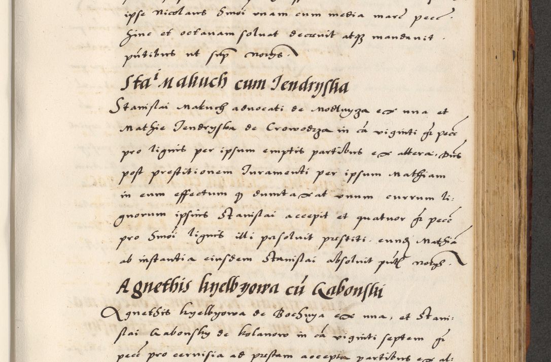 Zdjęcie nr 467 dla obiektu archiwalnego: [A]cta actorum causarum, sententiarum tam diffinitivarum quam interloquutoriarum, obligationum, constitutionum et contractuum coram reverendo patre domino Petro Porembski preposito Osvieczimensi, canonico et officiali generali Cracoviensi de anno Domini millesimo quingentesimo quinguagesimo primo, cuius indictio est nona, pontificatus sanctissimi in Christo patris et domini nostri domini Juliii divina providencia pape tercii, anno secundo, a die et mense infrascriptis feliciter continiantur