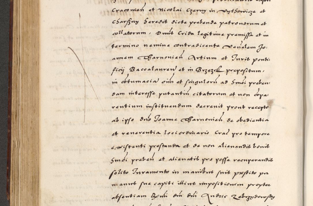 Zdjęcie nr 458 dla obiektu archiwalnego: [A]cta actorum causarum, sententiarum tam diffinitivarum quam interloquutoriarum, obligationum, constitutionum et contractuum coram reverendo patre domino Petro Porembski preposito Osvieczimensi, canonico et officiali generali Cracoviensi de anno Domini millesimo quingentesimo quinguagesimo primo, cuius indictio est nona, pontificatus sanctissimi in Christo patris et domini nostri domini Juliii divina providencia pape tercii, anno secundo, a die et mense infrascriptis feliciter continiantur