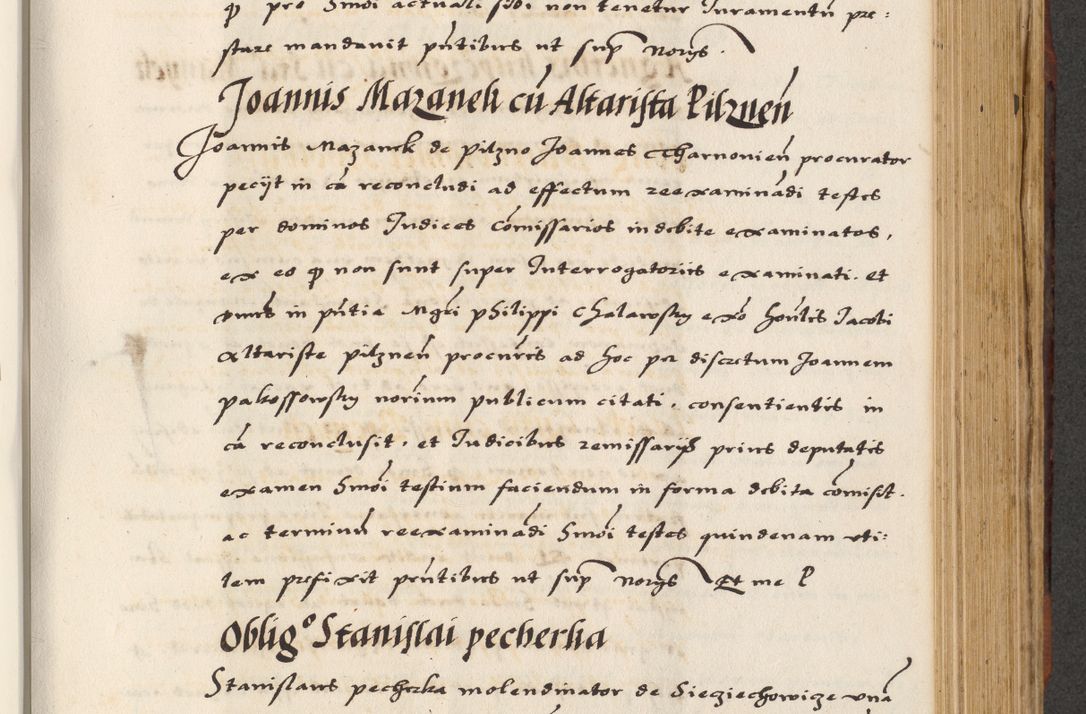 Zdjęcie nr 455 dla obiektu archiwalnego: [A]cta actorum causarum, sententiarum tam diffinitivarum quam interloquutoriarum, obligationum, constitutionum et contractuum coram reverendo patre domino Petro Porembski preposito Osvieczimensi, canonico et officiali generali Cracoviensi de anno Domini millesimo quingentesimo quinguagesimo primo, cuius indictio est nona, pontificatus sanctissimi in Christo patris et domini nostri domini Juliii divina providencia pape tercii, anno secundo, a die et mense infrascriptis feliciter continiantur