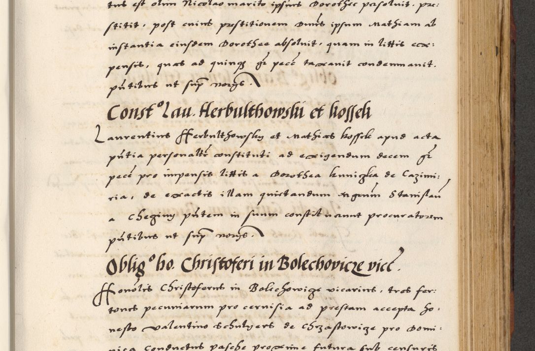 Zdjęcie nr 453 dla obiektu archiwalnego: [A]cta actorum causarum, sententiarum tam diffinitivarum quam interloquutoriarum, obligationum, constitutionum et contractuum coram reverendo patre domino Petro Porembski preposito Osvieczimensi, canonico et officiali generali Cracoviensi de anno Domini millesimo quingentesimo quinguagesimo primo, cuius indictio est nona, pontificatus sanctissimi in Christo patris et domini nostri domini Juliii divina providencia pape tercii, anno secundo, a die et mense infrascriptis feliciter continiantur