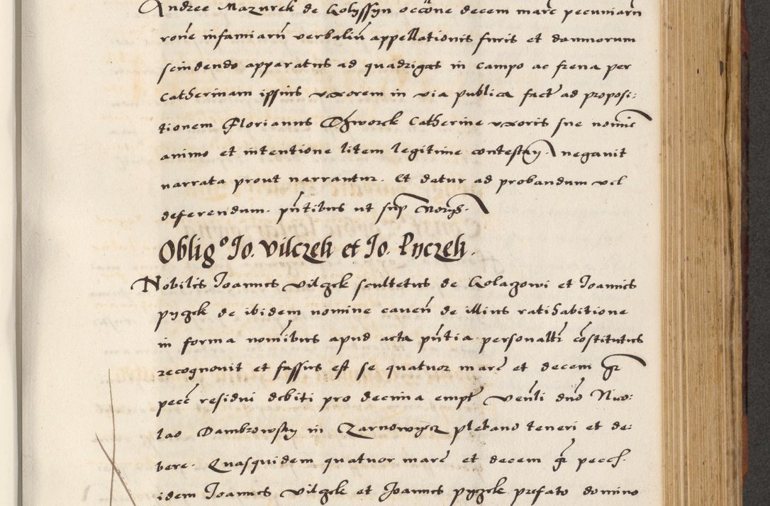 Zdjęcie nr 441 dla obiektu archiwalnego: [A]cta actorum causarum, sententiarum tam diffinitivarum quam interloquutoriarum, obligationum, constitutionum et contractuum coram reverendo patre domino Petro Porembski preposito Osvieczimensi, canonico et officiali generali Cracoviensi de anno Domini millesimo quingentesimo quinguagesimo primo, cuius indictio est nona, pontificatus sanctissimi in Christo patris et domini nostri domini Juliii divina providencia pape tercii, anno secundo, a die et mense infrascriptis feliciter continiantur