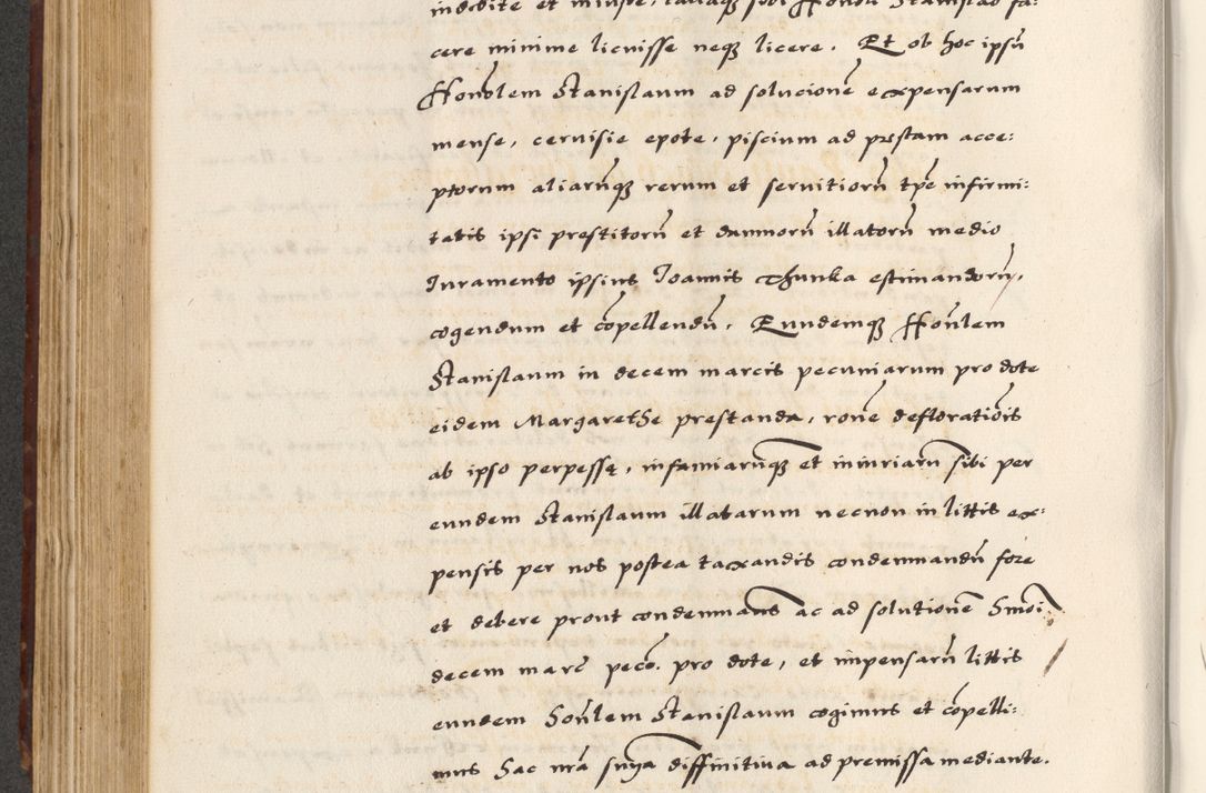 Zdjęcie nr 436 dla obiektu archiwalnego: [A]cta actorum causarum, sententiarum tam diffinitivarum quam interloquutoriarum, obligationum, constitutionum et contractuum coram reverendo patre domino Petro Porembski preposito Osvieczimensi, canonico et officiali generali Cracoviensi de anno Domini millesimo quingentesimo quinguagesimo primo, cuius indictio est nona, pontificatus sanctissimi in Christo patris et domini nostri domini Juliii divina providencia pape tercii, anno secundo, a die et mense infrascriptis feliciter continiantur