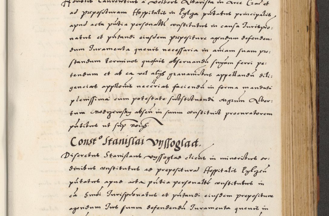 Zdjęcie nr 423 dla obiektu archiwalnego: [A]cta actorum causarum, sententiarum tam diffinitivarum quam interloquutoriarum, obligationum, constitutionum et contractuum coram reverendo patre domino Petro Porembski preposito Osvieczimensi, canonico et officiali generali Cracoviensi de anno Domini millesimo quingentesimo quinguagesimo primo, cuius indictio est nona, pontificatus sanctissimi in Christo patris et domini nostri domini Juliii divina providencia pape tercii, anno secundo, a die et mense infrascriptis feliciter continiantur
