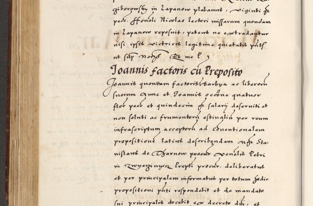 Zdjęcie nr 416 dla obiektu archiwalnego: [A]cta actorum causarum, sententiarum tam diffinitivarum quam interloquutoriarum, obligationum, constitutionum et contractuum coram reverendo patre domino Petro Porembski preposito Osvieczimensi, canonico et officiali generali Cracoviensi de anno Domini millesimo quingentesimo quinguagesimo primo, cuius indictio est nona, pontificatus sanctissimi in Christo patris et domini nostri domini Juliii divina providencia pape tercii, anno secundo, a die et mense infrascriptis feliciter continiantur