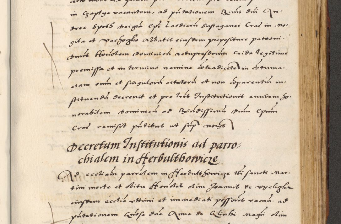 Zdjęcie nr 605 dla obiektu archiwalnego: [A]cta actorum causarum, sententiarum tam diffinitivarum quam interloquutoriarum, obligationum, constitutionum et contractuum coram reverendo patre domino Petro Porembski preposito Osvieczimensi, canonico et officiali generali Cracoviensi de anno Domini millesimo quingentesimo quinguagesimo primo, cuius indictio est nona, pontificatus sanctissimi in Christo patris et domini nostri domini Juliii divina providencia pape tercii, anno secundo, a die et mense infrascriptis feliciter continiantur
