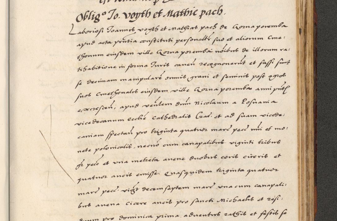 Zdjęcie nr 799 dla obiektu archiwalnego: [A]cta actorum causarum, sententiarum tam diffinitivarum quam interloquutoriarum, obligationum, constitutionum et contractuum coram reverendo patre domino Petro Porembski preposito Osvieczimensi, canonico et officiali generali Cracoviensi de anno Domini millesimo quingentesimo quinguagesimo primo, cuius indictio est nona, pontificatus sanctissimi in Christo patris et domini nostri domini Juliii divina providencia pape tercii, anno secundo, a die et mense infrascriptis feliciter continiantur