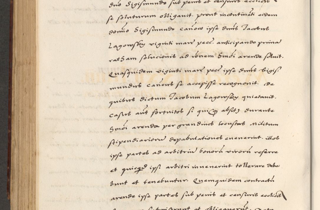 Zdjęcie nr 794 dla obiektu archiwalnego: [A]cta actorum causarum, sententiarum tam diffinitivarum quam interloquutoriarum, obligationum, constitutionum et contractuum coram reverendo patre domino Petro Porembski preposito Osvieczimensi, canonico et officiali generali Cracoviensi de anno Domini millesimo quingentesimo quinguagesimo primo, cuius indictio est nona, pontificatus sanctissimi in Christo patris et domini nostri domini Juliii divina providencia pape tercii, anno secundo, a die et mense infrascriptis feliciter continiantur