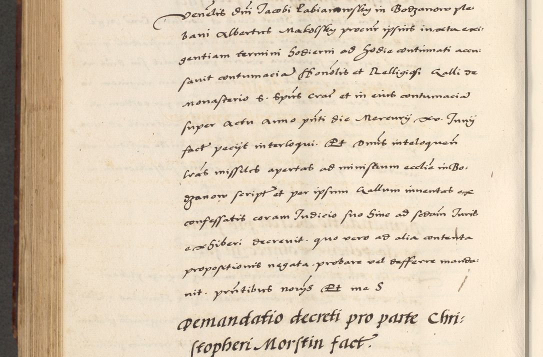 Zdjęcie nr 792 dla obiektu archiwalnego: [A]cta actorum causarum, sententiarum tam diffinitivarum quam interloquutoriarum, obligationum, constitutionum et contractuum coram reverendo patre domino Petro Porembski preposito Osvieczimensi, canonico et officiali generali Cracoviensi de anno Domini millesimo quingentesimo quinguagesimo primo, cuius indictio est nona, pontificatus sanctissimi in Christo patris et domini nostri domini Juliii divina providencia pape tercii, anno secundo, a die et mense infrascriptis feliciter continiantur