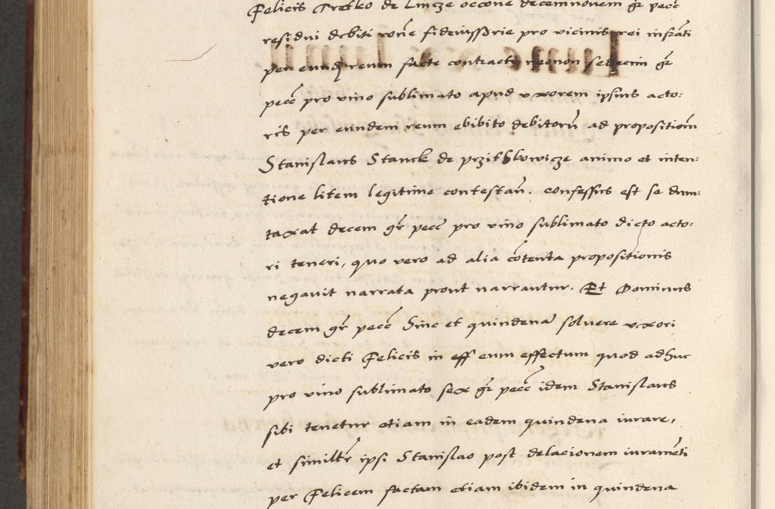 Zdjęcie nr 790 dla obiektu archiwalnego: [A]cta actorum causarum, sententiarum tam diffinitivarum quam interloquutoriarum, obligationum, constitutionum et contractuum coram reverendo patre domino Petro Porembski preposito Osvieczimensi, canonico et officiali generali Cracoviensi de anno Domini millesimo quingentesimo quinguagesimo primo, cuius indictio est nona, pontificatus sanctissimi in Christo patris et domini nostri domini Juliii divina providencia pape tercii, anno secundo, a die et mense infrascriptis feliciter continiantur