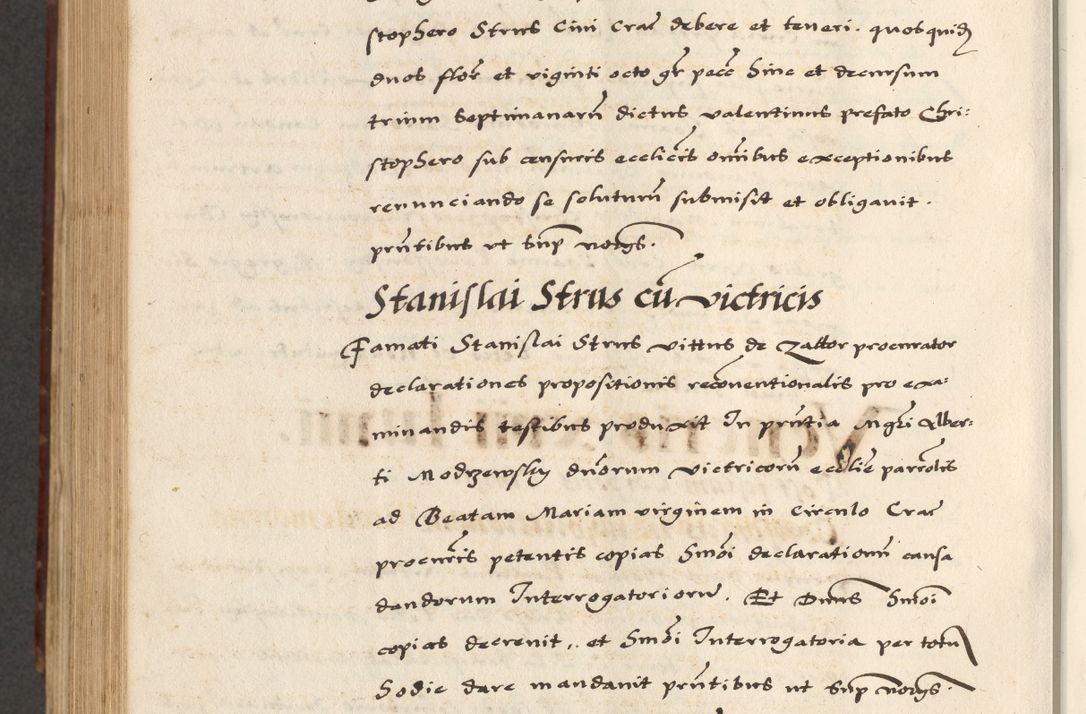 Zdjęcie nr 782 dla obiektu archiwalnego: [A]cta actorum causarum, sententiarum tam diffinitivarum quam interloquutoriarum, obligationum, constitutionum et contractuum coram reverendo patre domino Petro Porembski preposito Osvieczimensi, canonico et officiali generali Cracoviensi de anno Domini millesimo quingentesimo quinguagesimo primo, cuius indictio est nona, pontificatus sanctissimi in Christo patris et domini nostri domini Juliii divina providencia pape tercii, anno secundo, a die et mense infrascriptis feliciter continiantur
